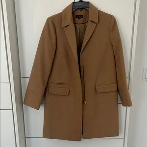 TOPSHOP Women's Brown Trench Coat